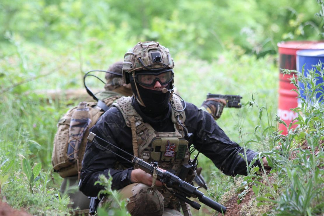 Scénarios airsoft du matin à l'ARI près de Lyon