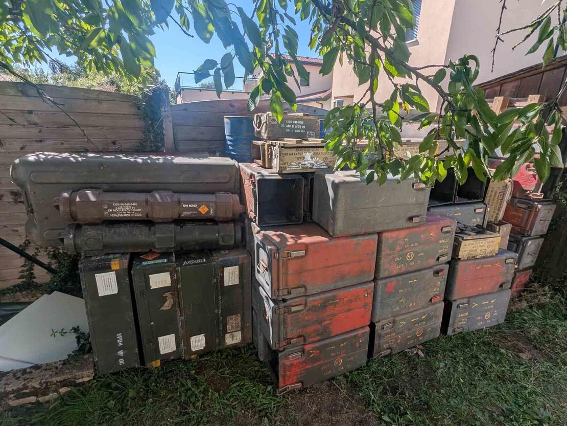 Fin de journée et rangement du matériel airsoft à l'ARI