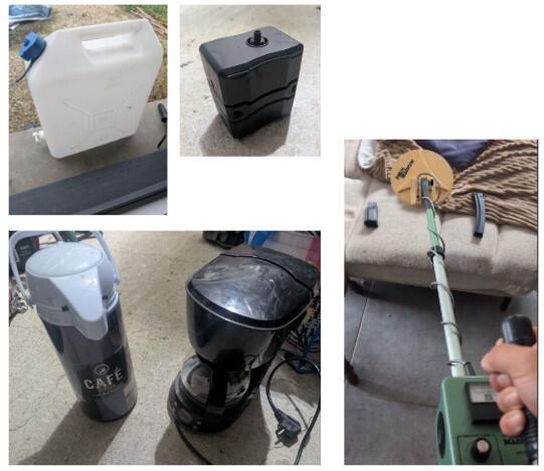 Matériel disponible lors des parties airsoft de l'ARI